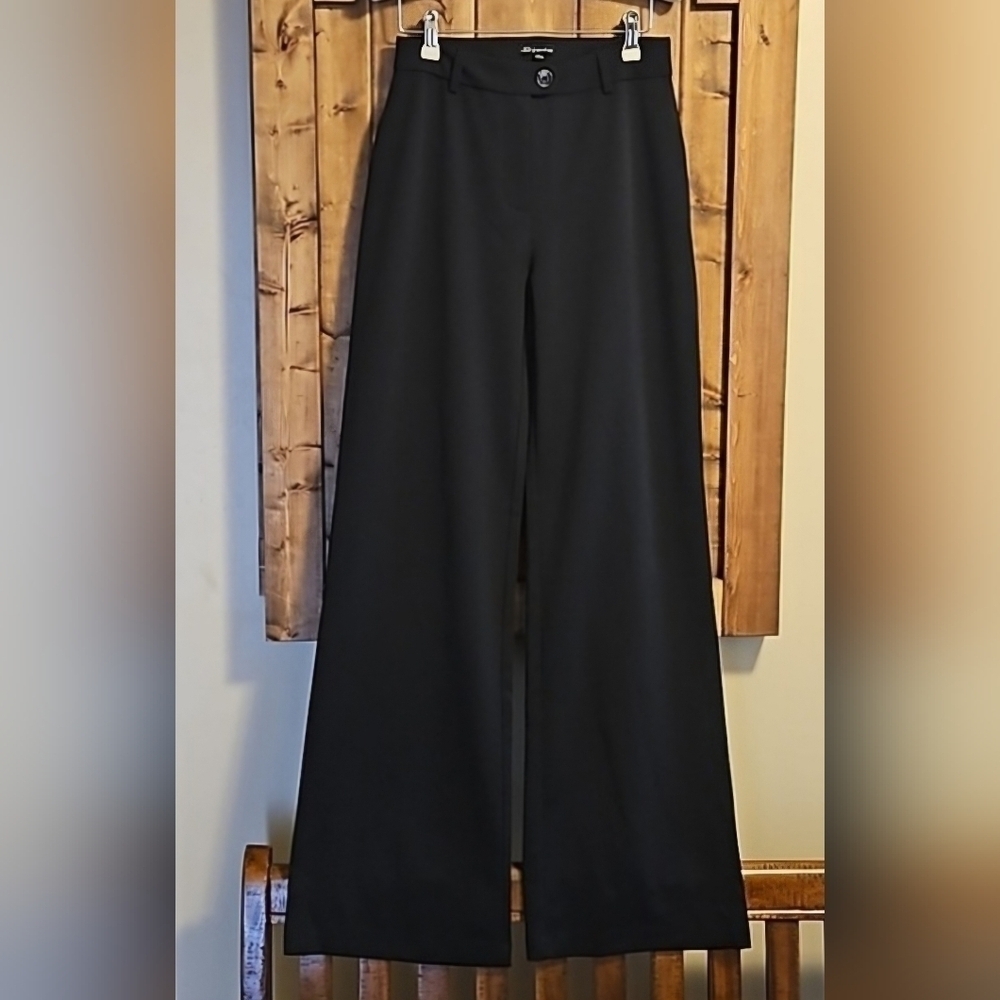 Shinestar Stretch Black Wide Leg Pants - Small